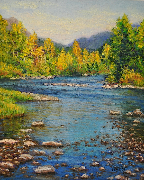 Fall Amongst the Two Medicine River by Lee Tisch Bialczak Fall Amongst the Two Medicine River by Lee Tisch Bialczak